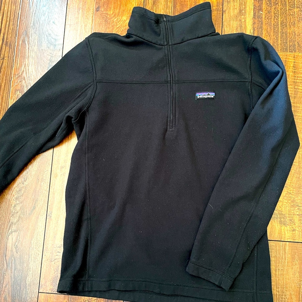 Mens medium Patagonia micro D quarter zip fleece Pullover